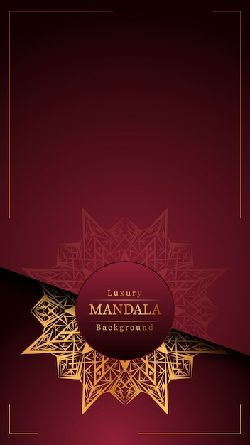 Fond De Mandala De Luxe Créatif