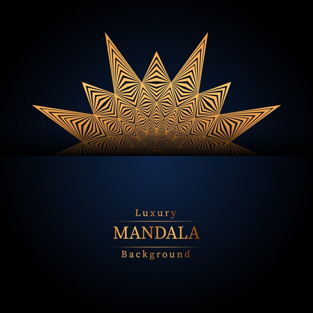 Fond de mandala de luxe créatif