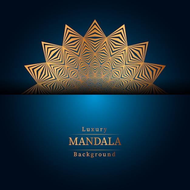 Fond de mandala de luxe créatif