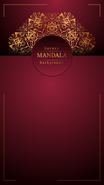 Fond De Mandala De Luxe Créatif