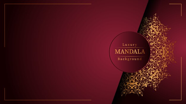 Fond De Mandala De Luxe Créatif