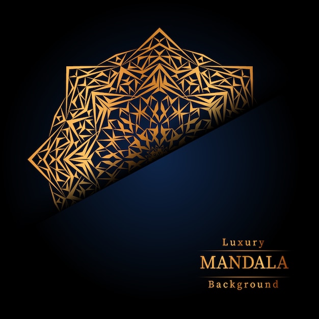 Fond de mandala de luxe créatif