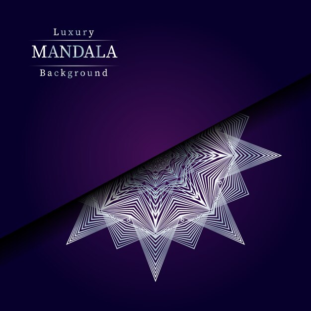 Fond De Mandala De Luxe Créatif