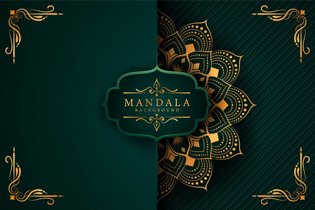 Fond De Mandala De Luxe Créatif