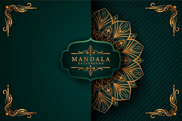 Fond De Mandala De Luxe Créatif