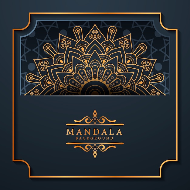 Fond De Mandala De Luxe Créatif