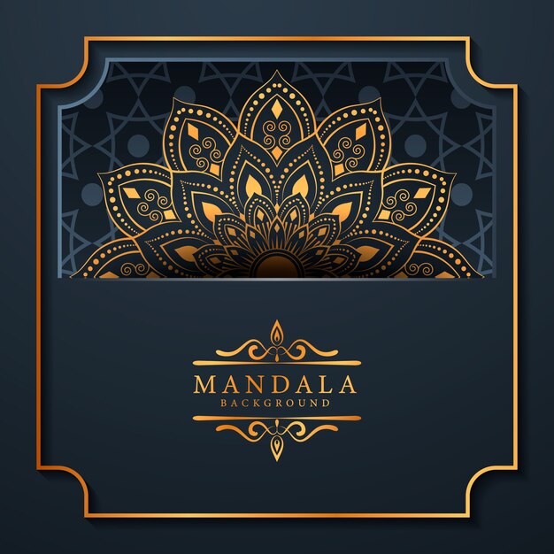 Fond De Mandala De Luxe Créatif