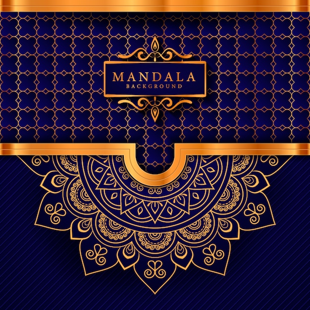 Fond de mandala de luxe créatif