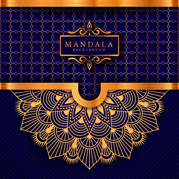 Fond De Mandala De Luxe Créatif