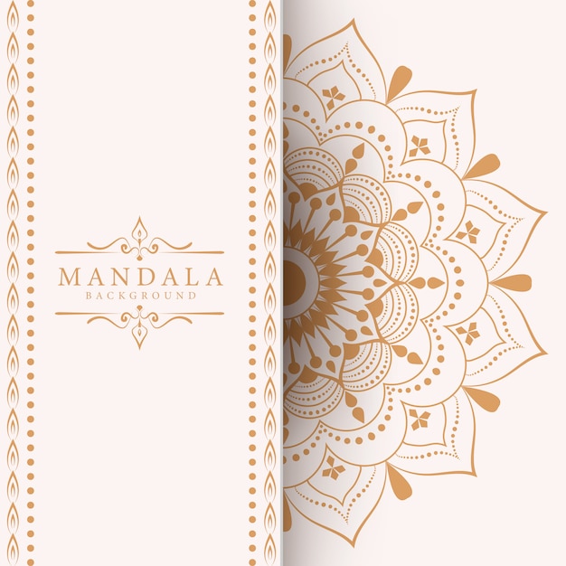 Fond De Mandala De Luxe Créatif