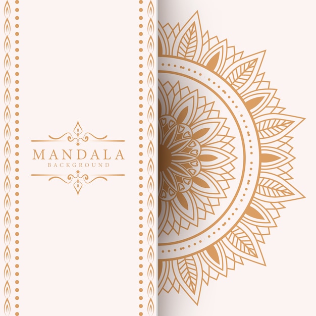 Fond De Mandala De Luxe Créatif