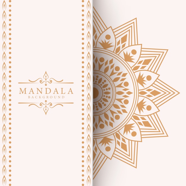 Fond De Mandala De Luxe Créatif