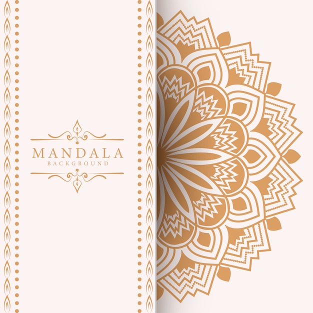 Fond De Mandala De Luxe Créatif