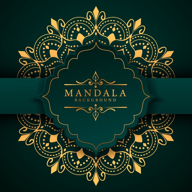 Fond de mandala de luxe créatif