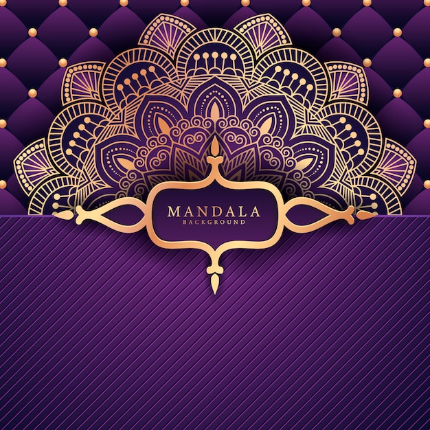 Fond De Mandala De Luxe Créatif