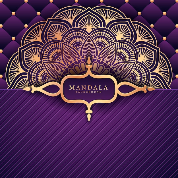 Fond De Mandala De Luxe Créatif