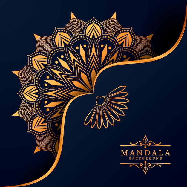 Fond De Mandala De Luxe Créatif