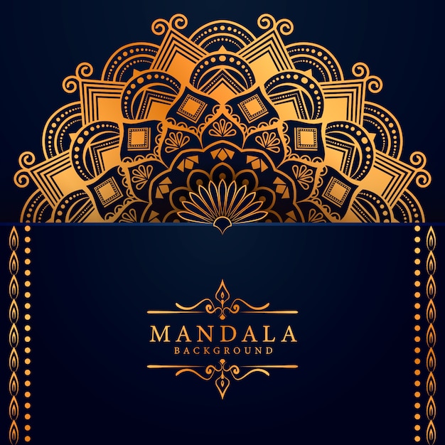 Fond De Mandala De Luxe Créatif