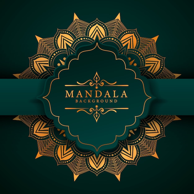 Fond De Mandala De Luxe Créatif