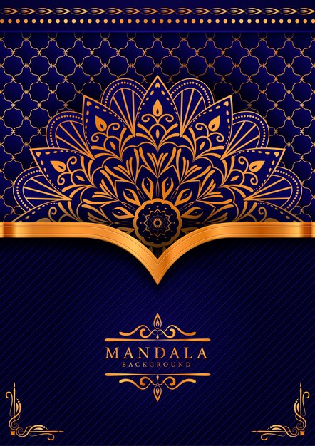 Fond de mandala de luxe créatif