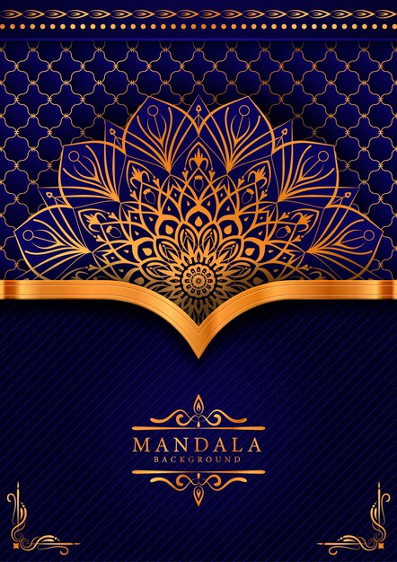 Fond de mandala de luxe créatif