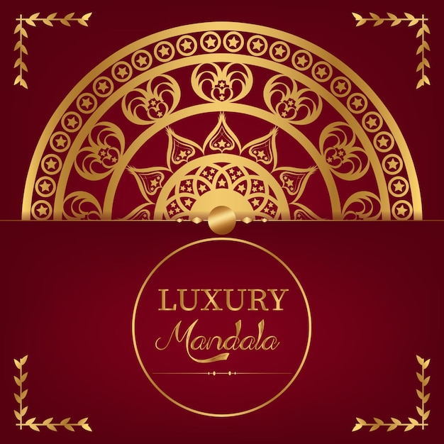 Fond De Mandala De Luxe élégant