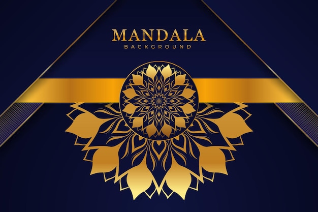 Fond De Mandala De Luxe Moderne