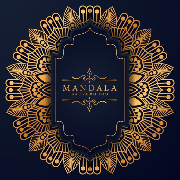 Fond De Mandala De Luxe Ramadan Kareem