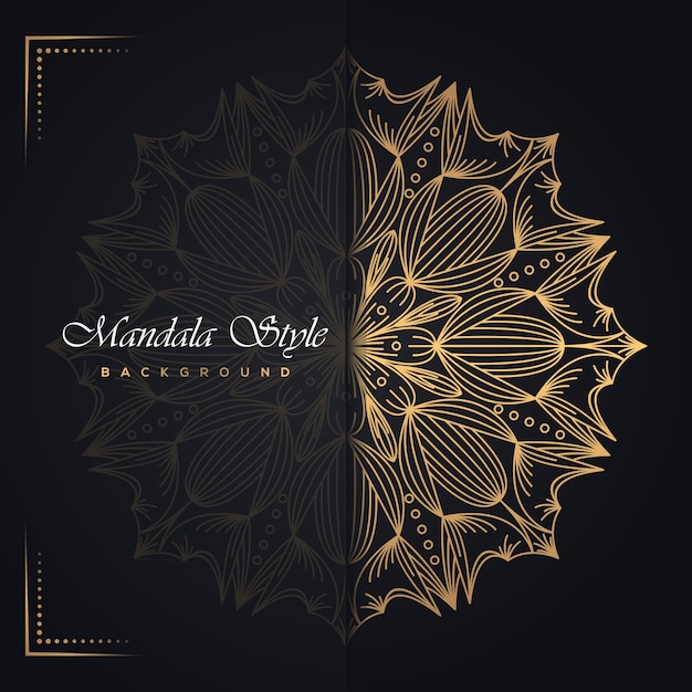 Fond De Mandala De Luxe