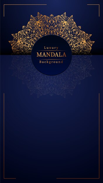 Fond De Mandala De Luxe