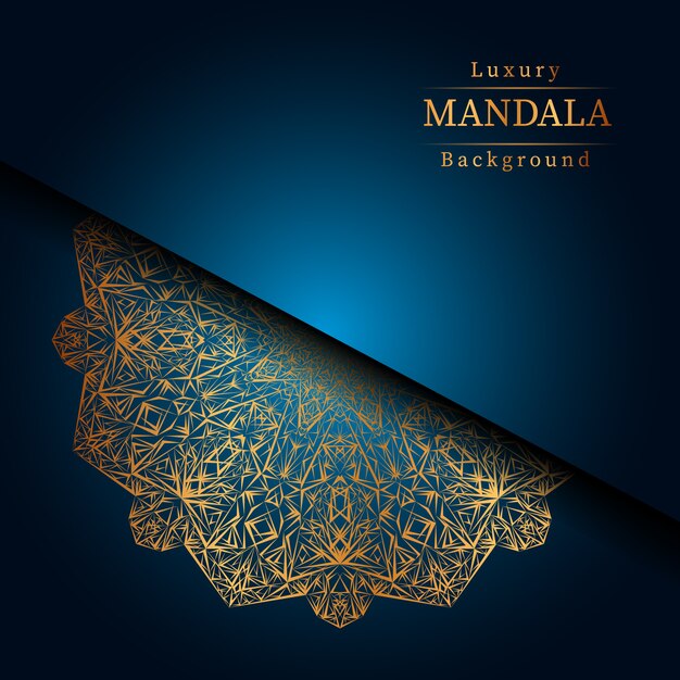 Fond de mandala de luxe