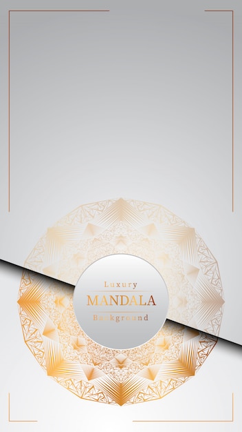 Fond De Mandala De Luxe