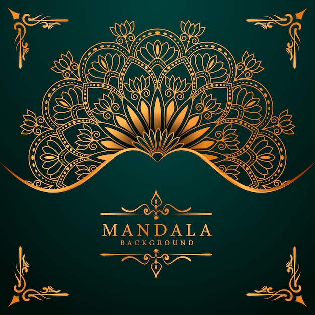 Fond De Mandala De Luxe