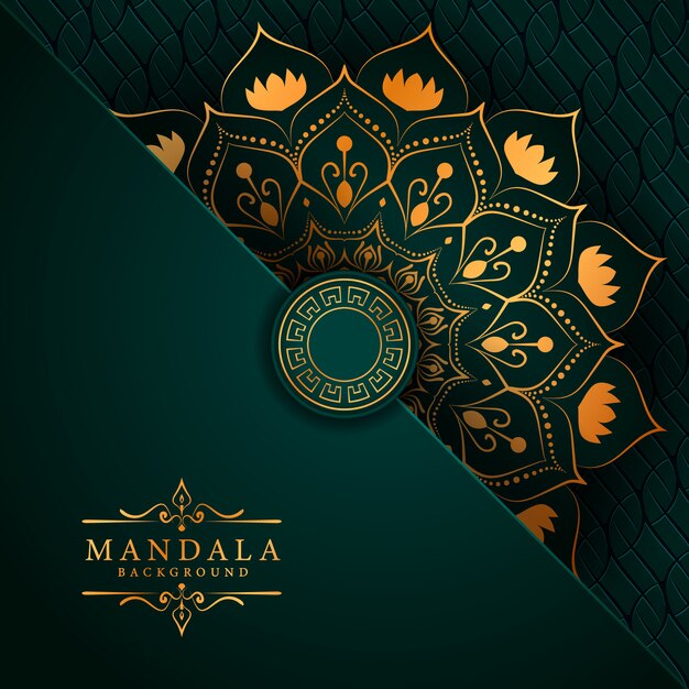 Fond de mandala de luxe