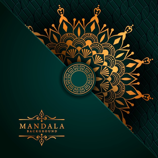 Fond de mandala de luxe