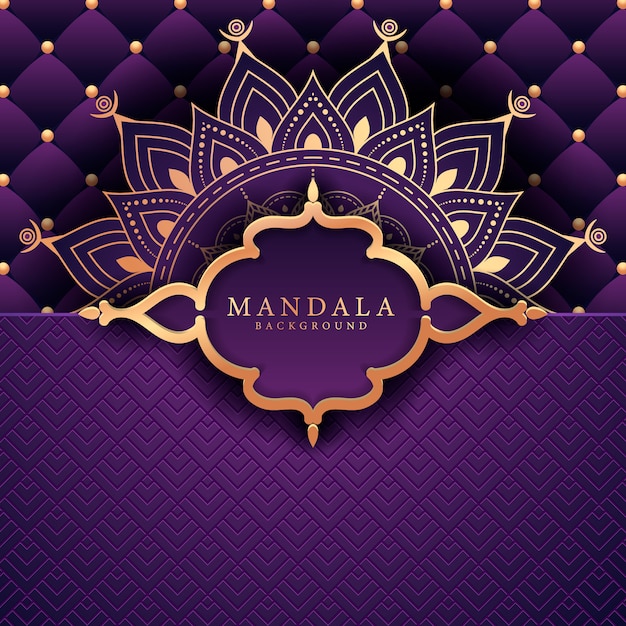 Fond De Mandala De Luxe