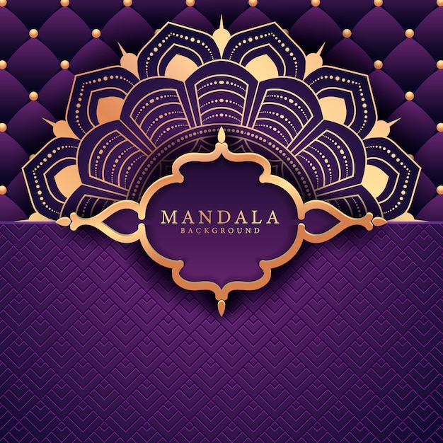 Fond de mandala de luxe