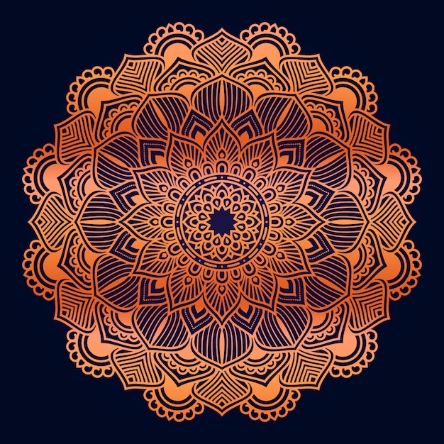 Fond De Mandala De Luxe