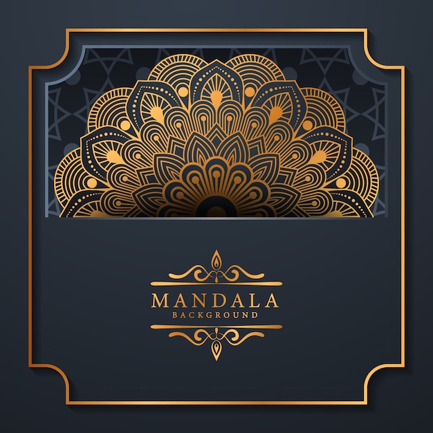 Fond de mandala de luxe