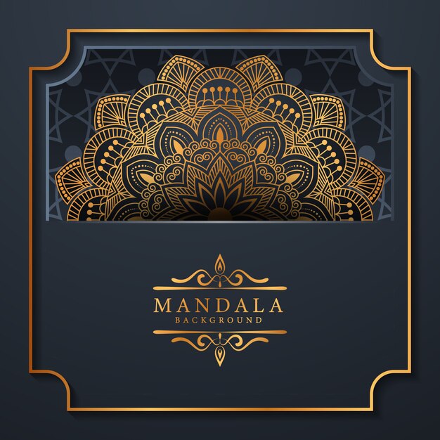 Fond De Mandala De Luxe