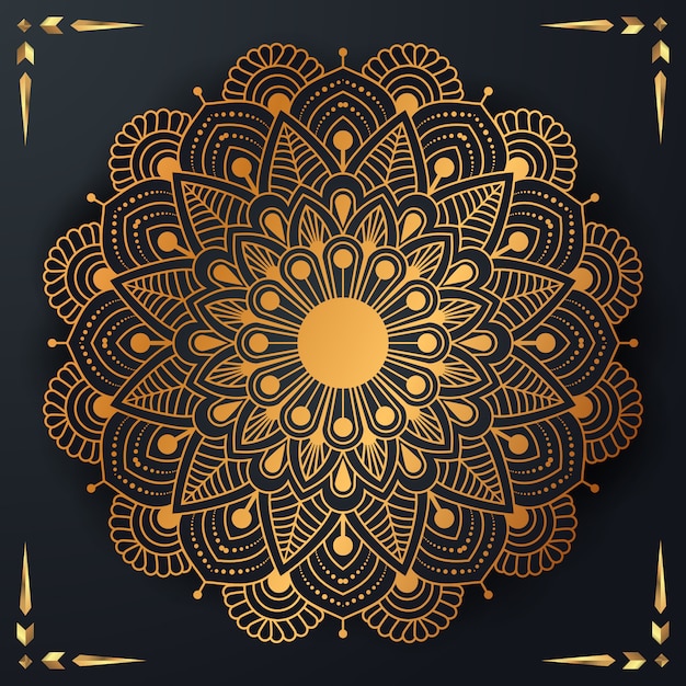 Fond de mandala de luxe