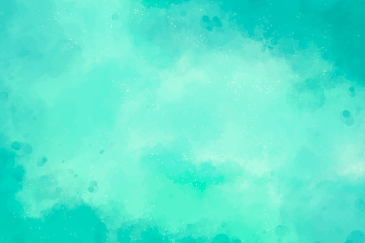 Vecteur fond de menthe aquarelle
