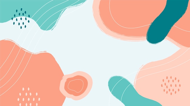 Fond minimal dessiné à la main