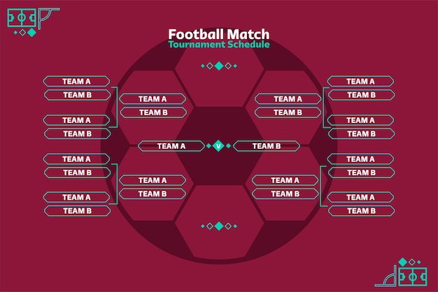 Fond ou modèle de faits de jeu de football