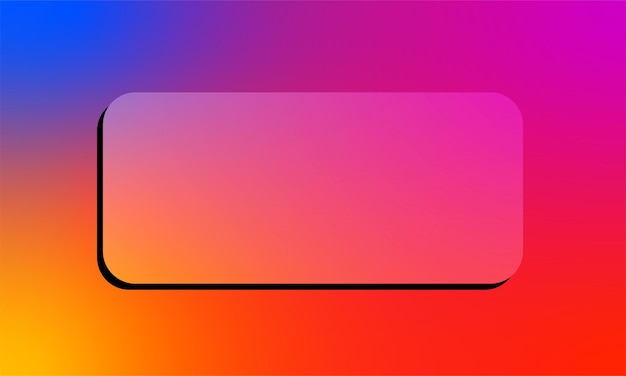 fond de modèle de gradation de couleur instagram avec effet de flou de verre pour le texte