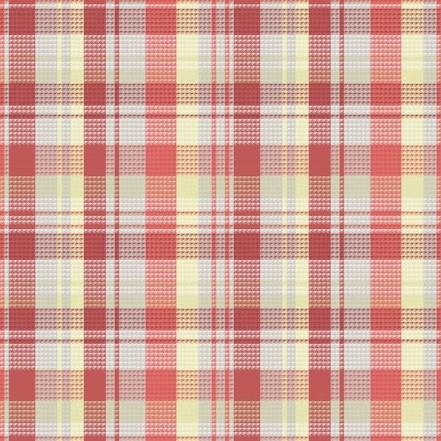 Fond de motif à carreaux tartan sans couture avec illustration vectorielle de couleur vintage