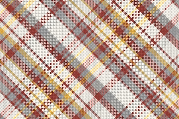 Fond De Motif à Carreaux Tartan Sans Couture Avec Illustration Vectorielle De Couleur Vintage