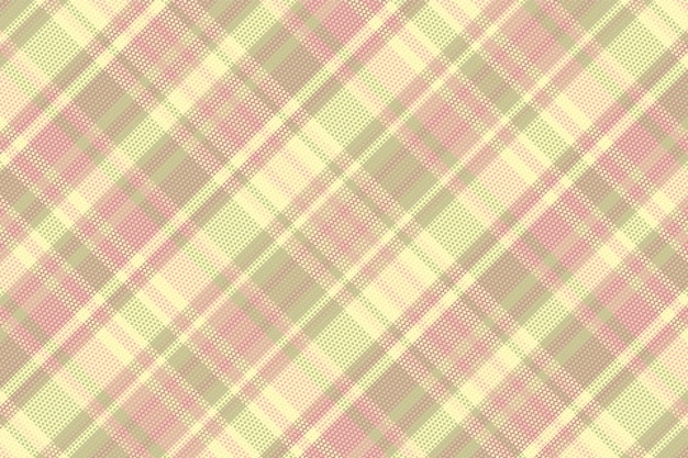 Fond De Motif à Carreaux Tartan Sans Couture Avec Texture Et Couleur Pastel Illustration Vectorielle