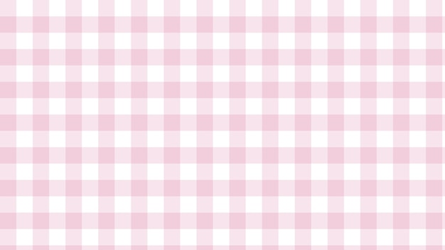 Vecteur fond de motif à carreaux vichy à carreaux tartan rose mignon parfait pour la carte postale de toile de fond de papier peint