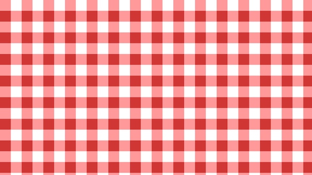 Vecteur fond de motif à carreaux vichy à carreaux tartan rouge parfait pour la carte postale de toile de fond de papier peint